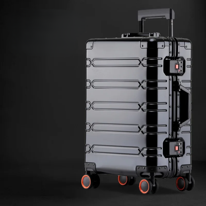 Luxembourg Aluminum Hard Shell Suitcase for Travel and Business