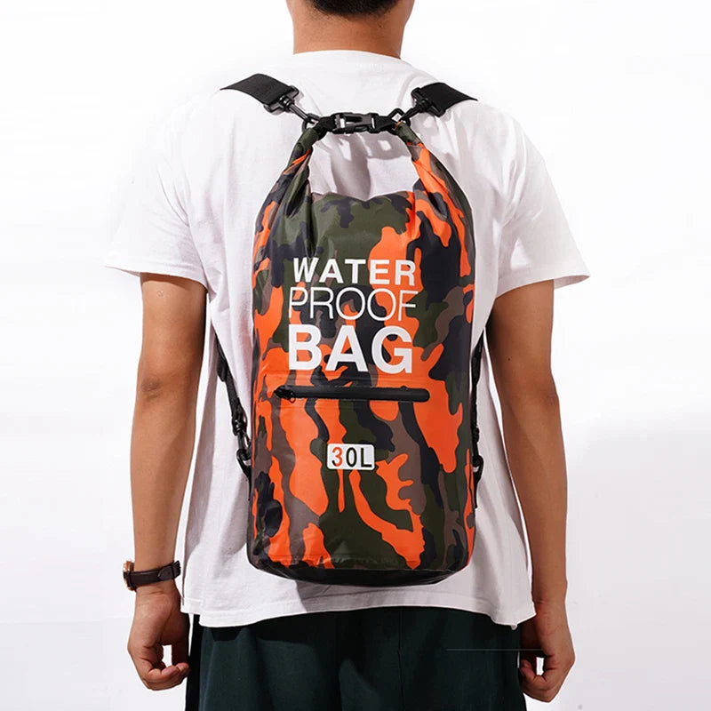 Sac à dos étanche avec séparation entre compartiments secs et humides - sac de voyage et de sport spacieux pour la natation, la salle de sport et les activités de plein air
