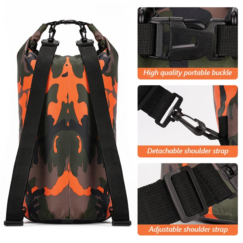 Sac à dos étanche avec séparation entre compartiments secs et humides - sac de voyage et de sport spacieux pour la natation, la salle de sport et les activités de plein air
