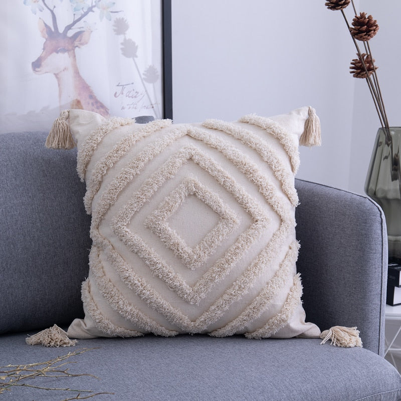 Housses de coussin bohèmes pour la décoration intérieure – Housses de coussin décoratives pour le salon, la chambre et les intérieurs douillets