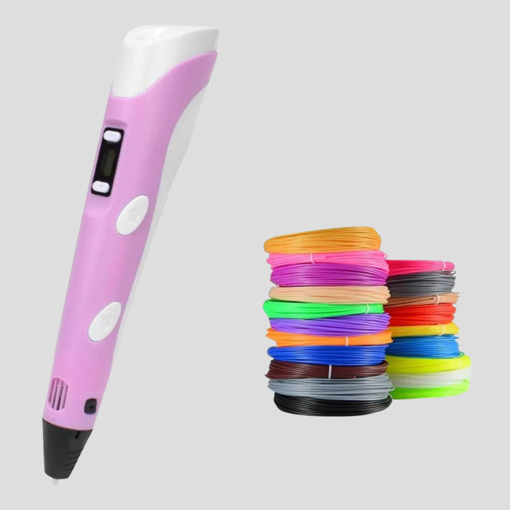 Stylo de dessin créatif 3D - Vitesse réglable, alimentation USB, compatible avec les filaments PLA/ABS