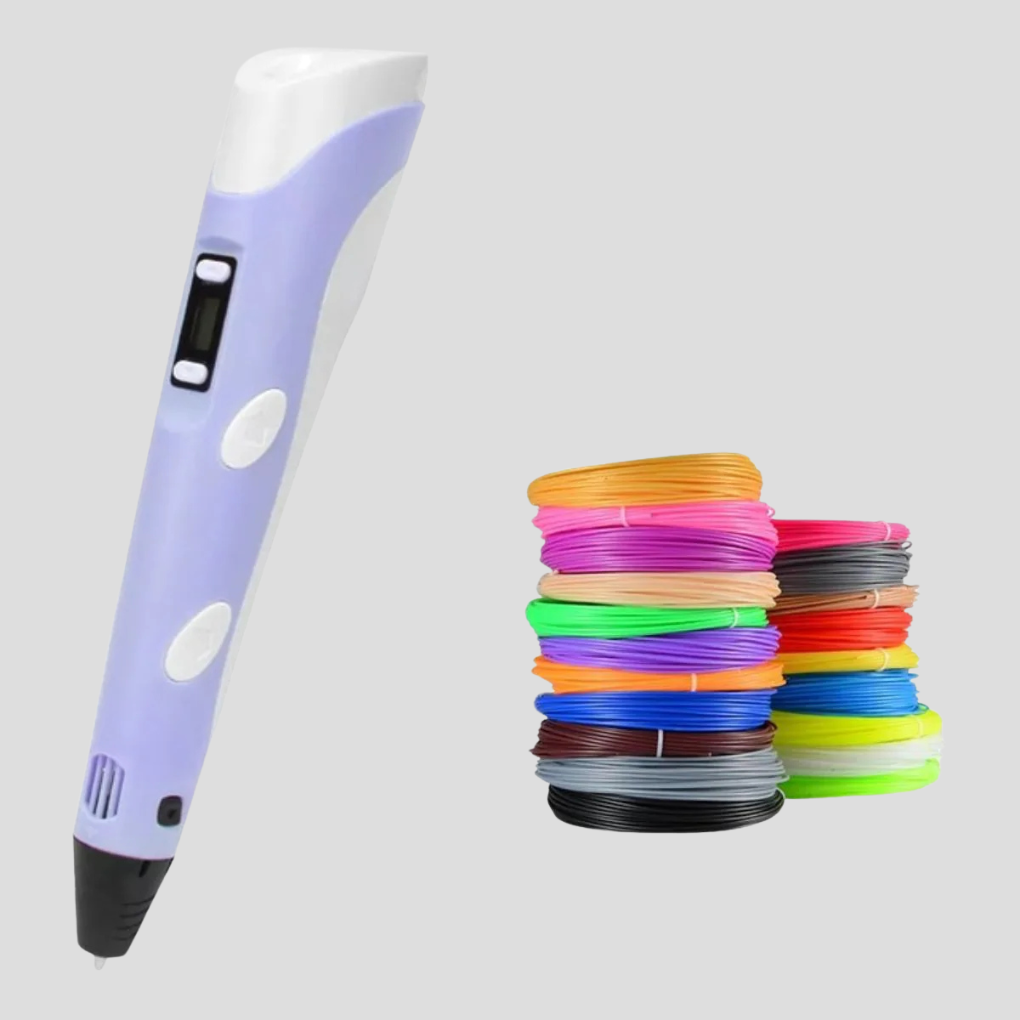 Stylo de dessin créatif 3D - Vitesse réglable, alimentation USB, compatible avec les filaments PLA/ABS