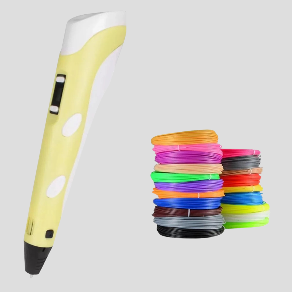 Stylo de dessin créatif 3D - Vitesse réglable, alimentation USB, compatible avec les filaments PLA/ABS