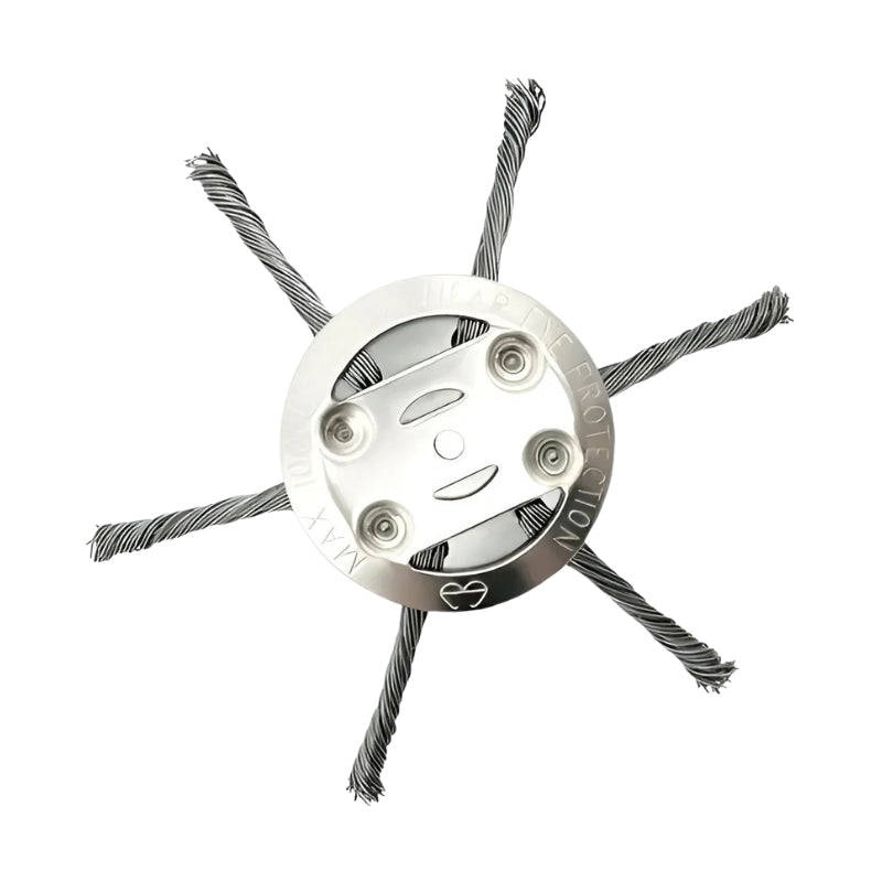 Durable Steel Wire Grass Trimmer Head – Heavy-Duty Universal Fit for Precise Lawn Edge Cutting
