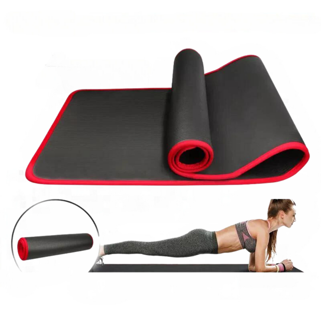 Extra Thick Non-Slip Exercise Mat – 10 mm Cushioning for Superior Comfort & Stability
