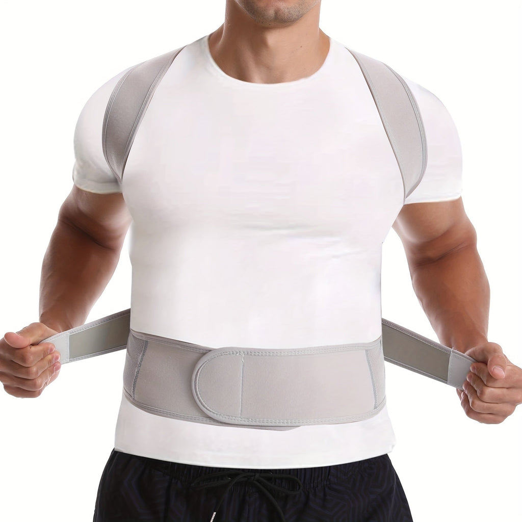Adjustable Posture Corrector Mesh Lumbar Support Brace Breathable Straps - Image 9