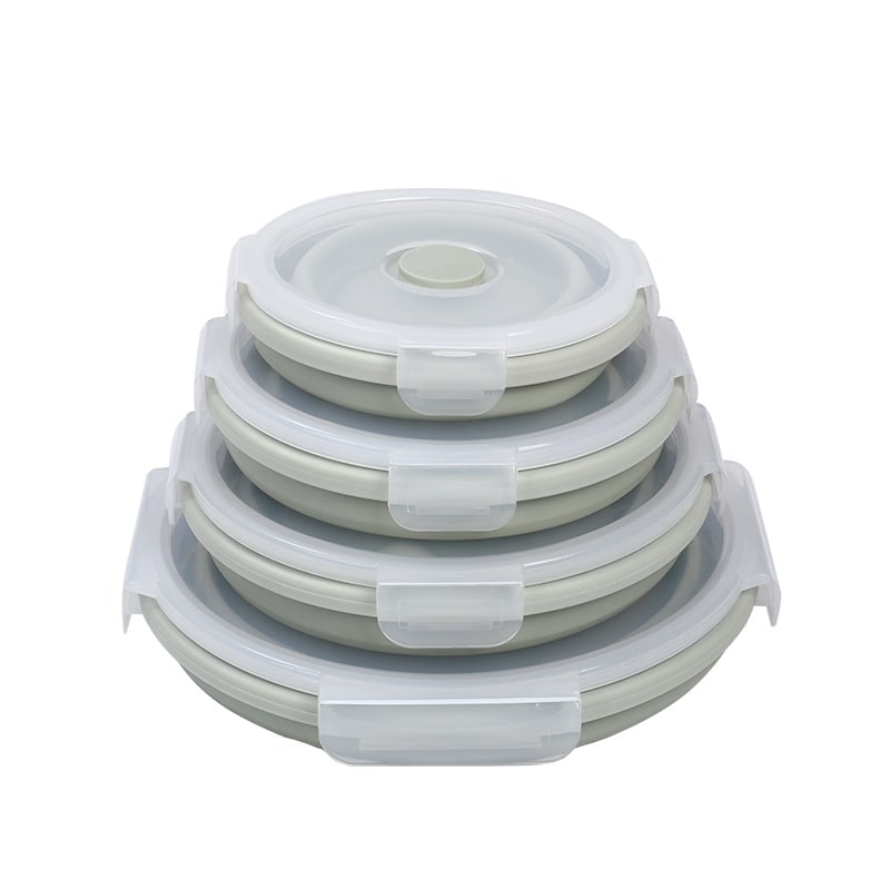 Airtight Plastic Food Storage Containers with Microwave Safe Silicone Lids Collapsible and Foldable - Image 13