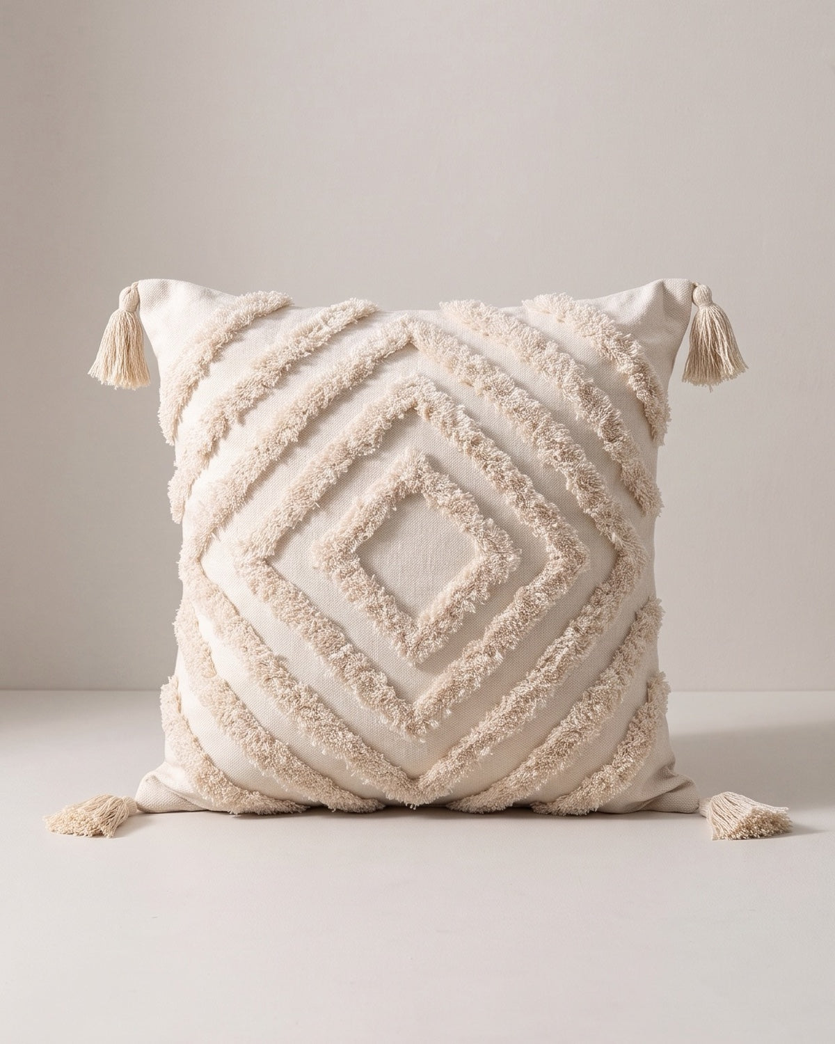 La housse de coussin tuftée