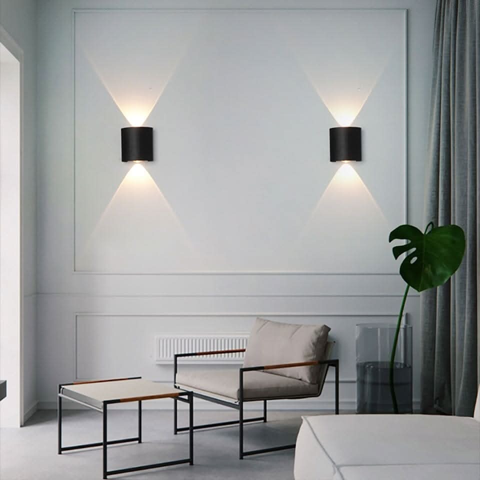 Aluminum Outdoor Wall Light Mounted Sconce LED Up Down Waterproof - Image 4