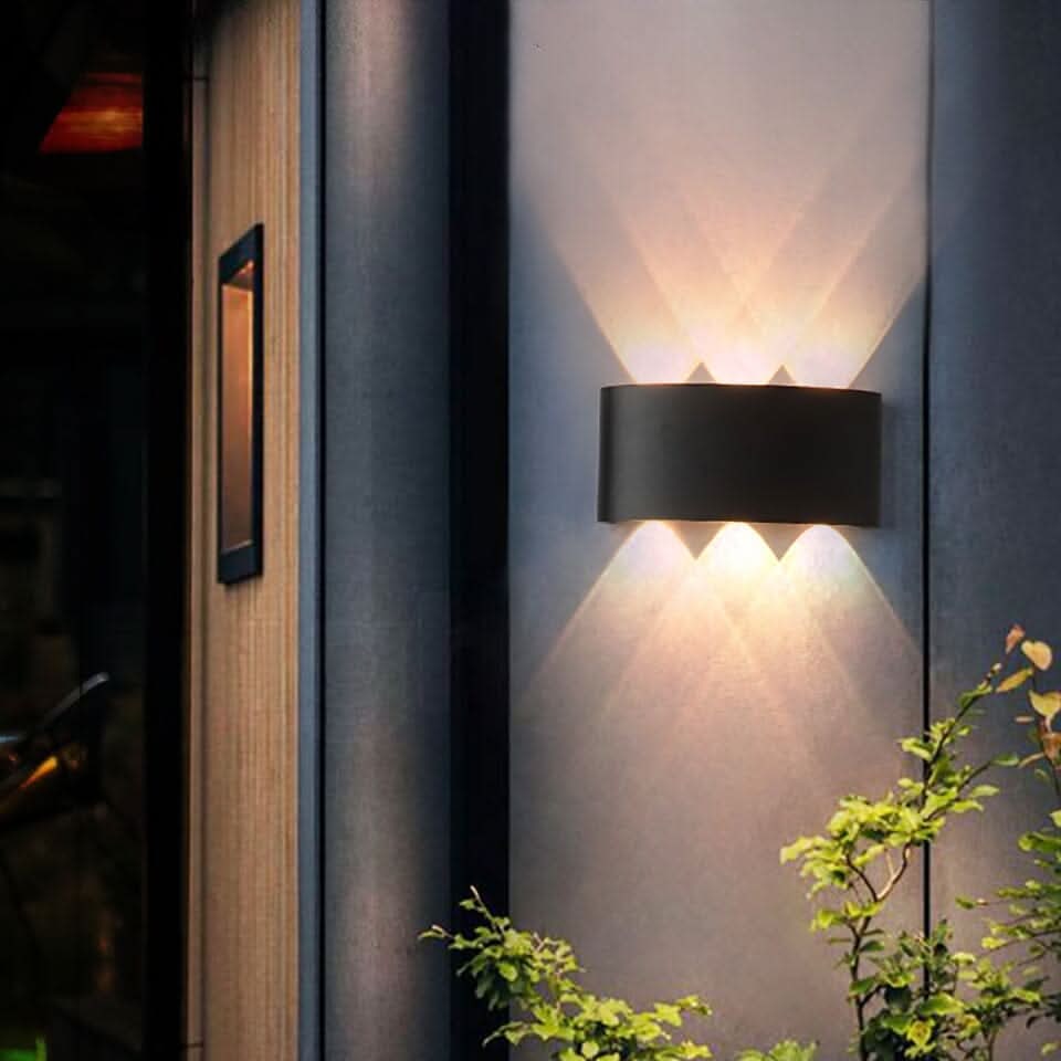 Aluminum Outdoor Wall Light Mounted Sconce LED Up Down Waterproof - Image 7