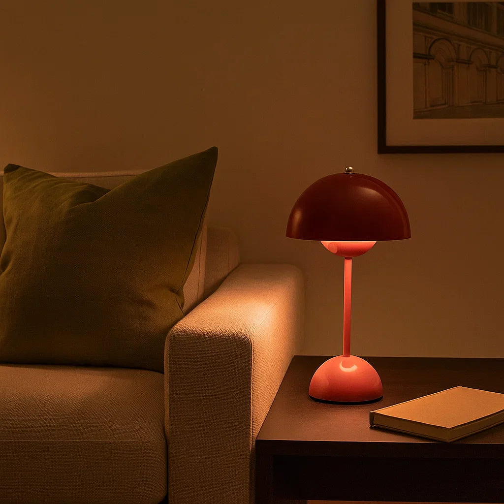 Tischlampe mit Touch-Steuerung für moderne Innenräume – Moderne LED-Lampe für Schlafzimmer, Wohnzimmer und Schreibtisch