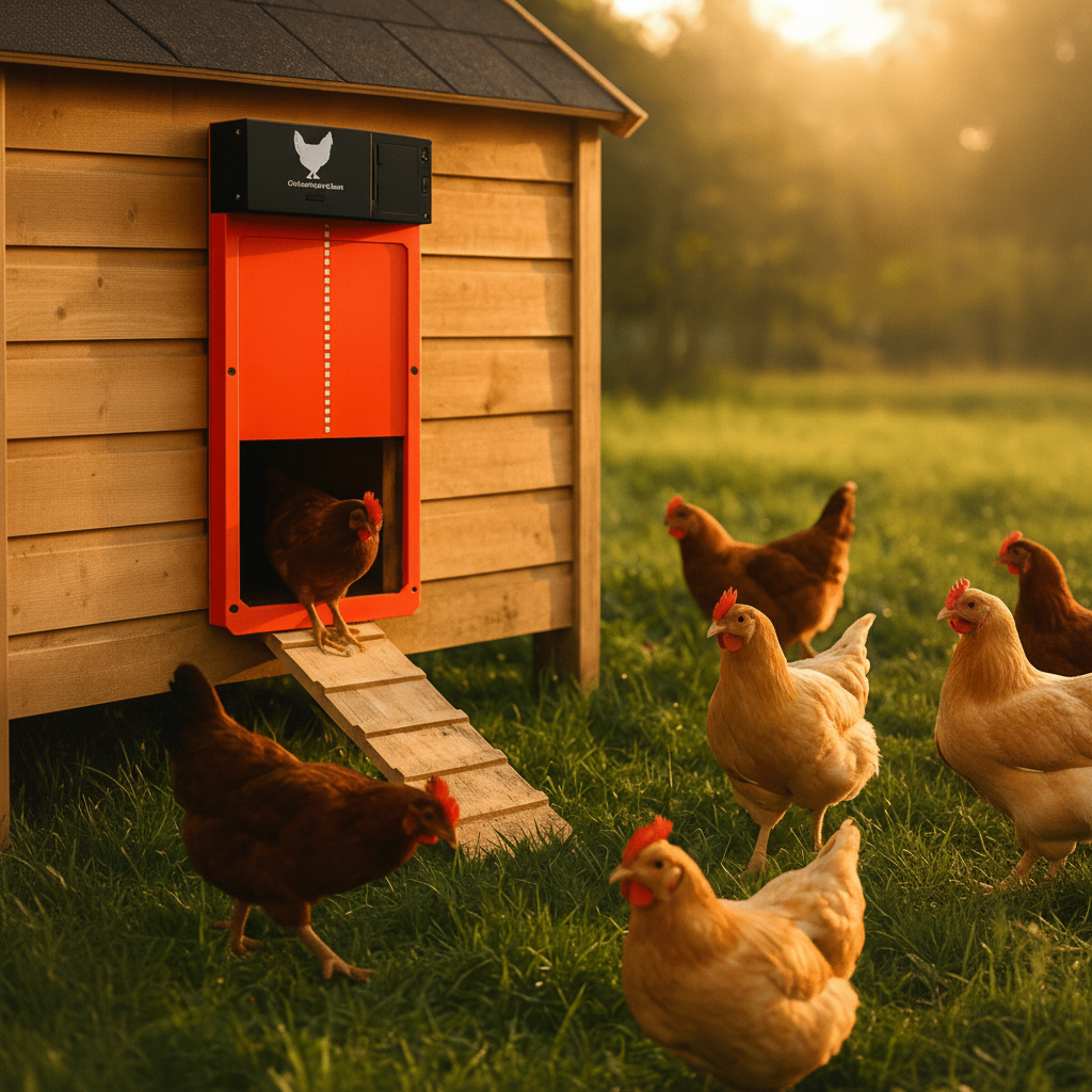 Automatic Chicken Coop Door with Light Sensor and Predator Proof Protection - Image 1