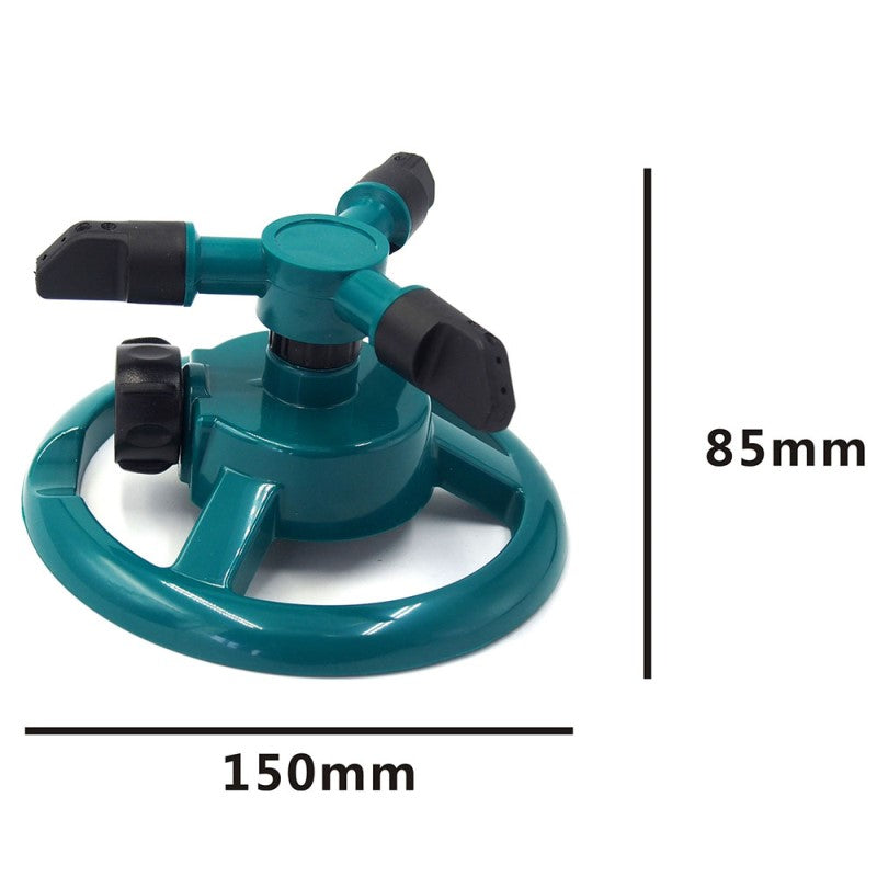 Automatischer, um 360° drehbarer Gartensprinkler – Verstellbares Rasenbewässerungssystem für eine effiziente Bewässerung im Freien