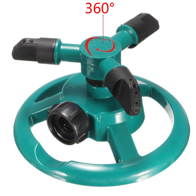 Automatischer, um 360° drehbarer Gartensprinkler – Verstellbares Rasenbewässerungssystem für eine effiziente Bewässerung im Freien
