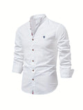Camicia da uomo in lino effetto lino con bottoni per l’estate – Camicia casual leggera per vacanze, lavoro e outfit quotidiani