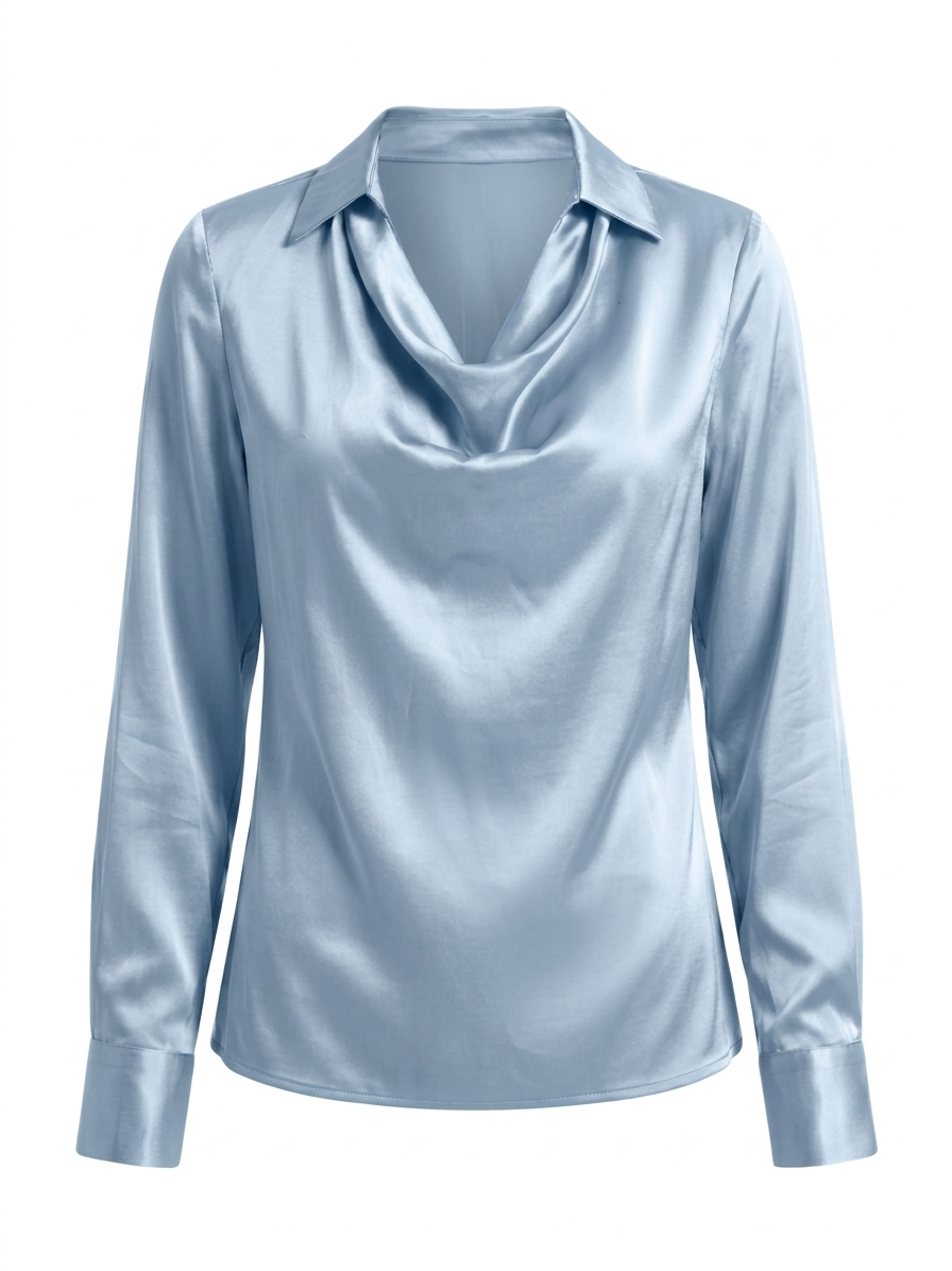 Blusa de tacto sedoso