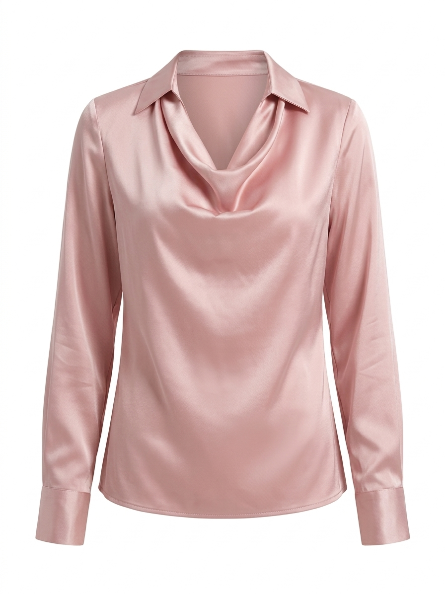 Blusa de tacto sedoso