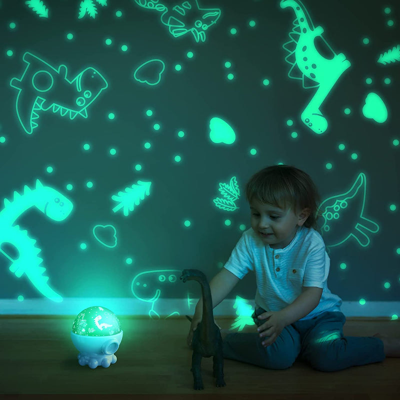 Projecteur veilleuse LED avec effets océan et étoiles – Projecteur relaxant pour la chambre avec fonction musicale pour enfants et adultes
