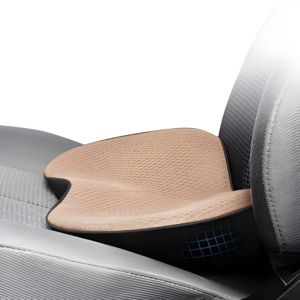 Car Seat Booster Cushion with Ergonomic Wedge Support and Breathable Mesh Cover - Image 2