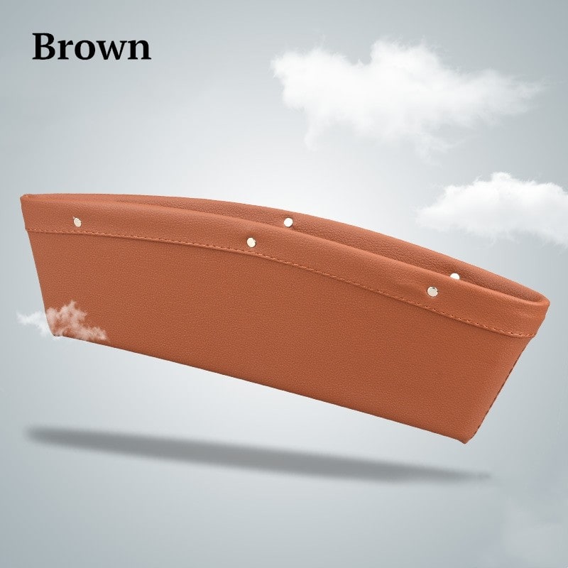 Car Seat Gap Filler and Vehicle Organizer with Faux Leather Pebbled Finish Auto - Image 11