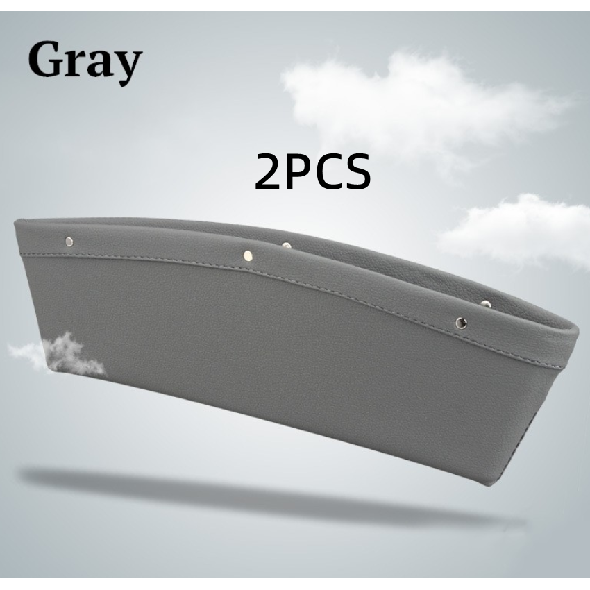 Car Seat Gap Filler and Vehicle Organizer with Faux Leather Pebbled Finish Auto - Image 12