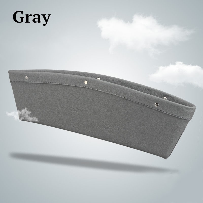 Car Seat Gap Filler and Vehicle Organizer with Faux Leather Pebbled Finish Auto - Image 5