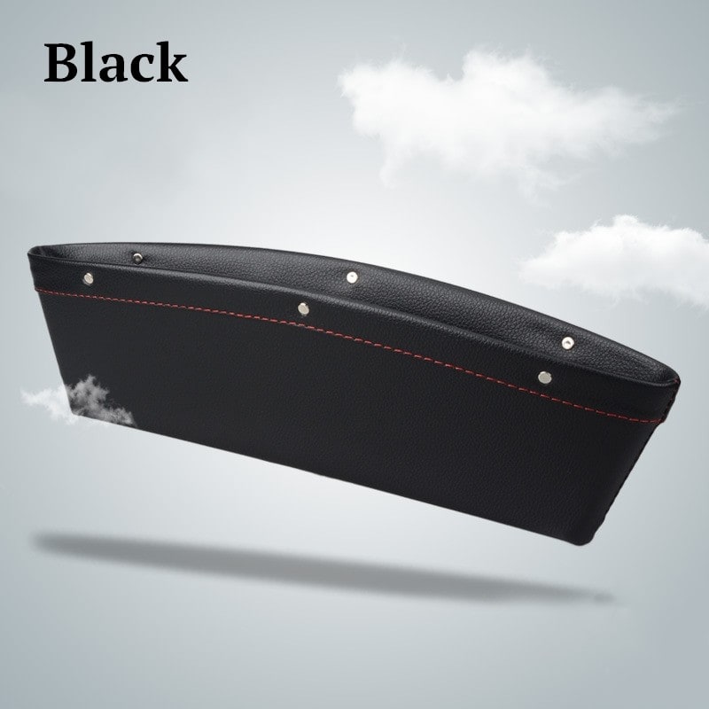 Car Seat Gap Filler and Vehicle Organizer with Faux Leather Pebbled Finish Auto - Image 8