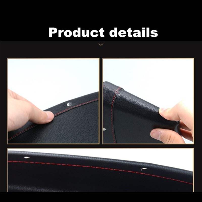Car Seat Gap Filler and Vehicle Organizer with Faux Leather Pebbled Finish Auto - Image 9