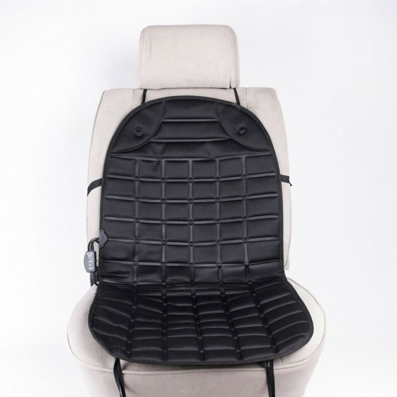 Car Seat Heated Cushion with Ergonomic Quilted Design and 12v Adapter Outdoor Patio - Image 9