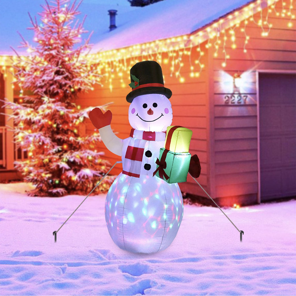 Christmas Lights Inflatable Outdoor Yard Decorations with LED Glow and Metal Stand - Image 18