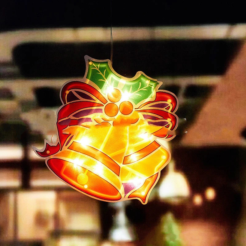 Christmas Window Lights with Warm White LED and Suction Cup Mount Battery Operated - Image 6
