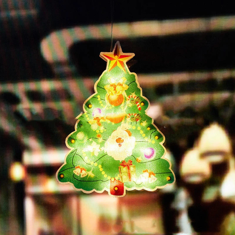 Christmas Window Lights with Warm White LED and Suction Cup Mount Battery Operated - Image 7