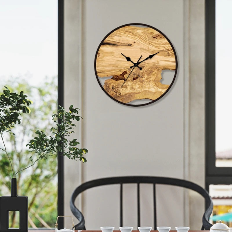 Transparente Wanduhr für moderne Wohndekoration – Minimalistische geräuschlose Uhr für Wohnzimmer und Büro