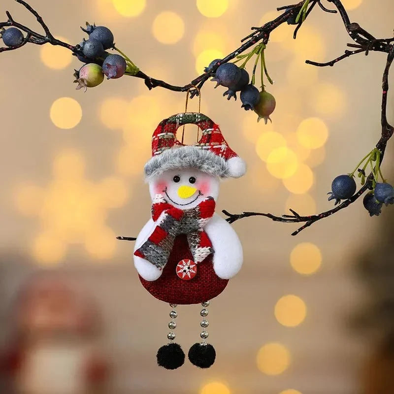 Custom Made Christmas Ornaments with Handmade Plush Fabric and Dangling Legs - Image 10