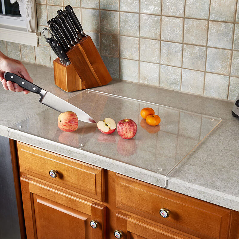 Non-Slip Glass Chopping Board for Kitchen Use – Secure Cutting Surface for Food Preparation and Everyday Cooking