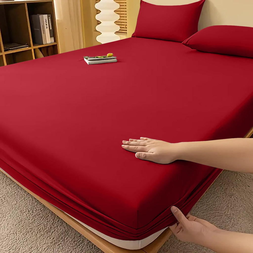 Deep Pocket Fitted Bed Sheet with Cooling Wrinkle-Resistant Design and Elasticized Corners - Image 13