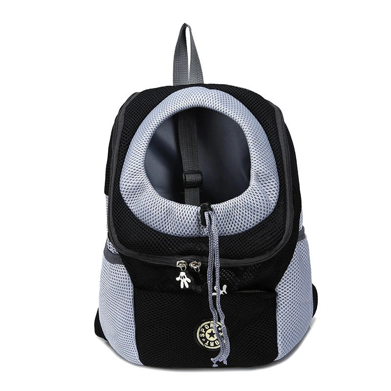 Dog Carrier Backpack with Breathable Mesh Padded Straps and Front-Facing Design - Image 6