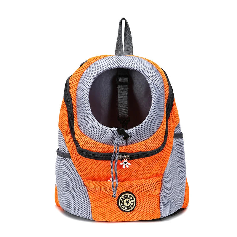 Dog Carrier Backpack with Breathable Mesh Padded Straps and Front-Facing Design - Image 9