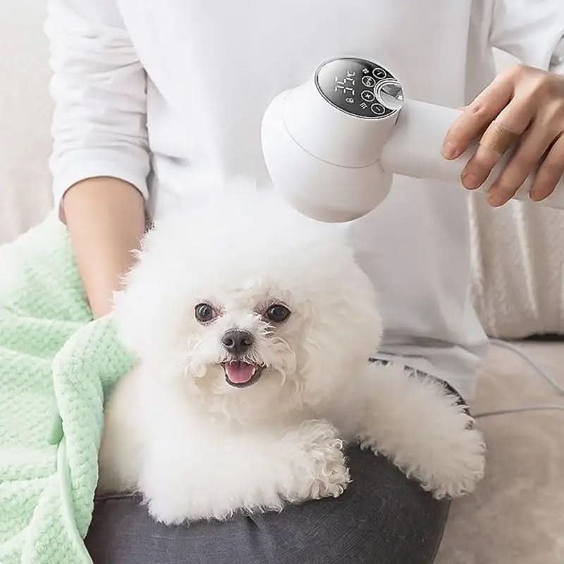 Dog Hair Dryer Brush Handheld LED Digital Temperature Pet Grooming Cat - Image 3