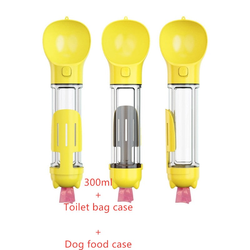 Dog Water Bottle and Dispenser with Portable Bowl and Waste Bag Storage for Travel - Image 36