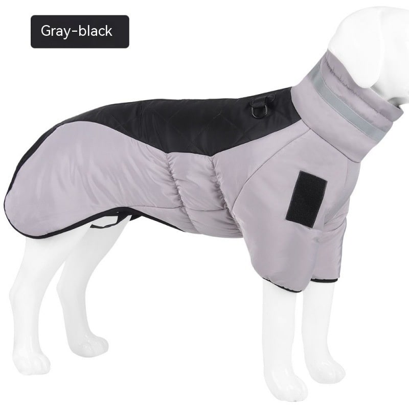 Dog Winter Coat with Waterproof Shell and Reflective Stripe for Large - Image 7