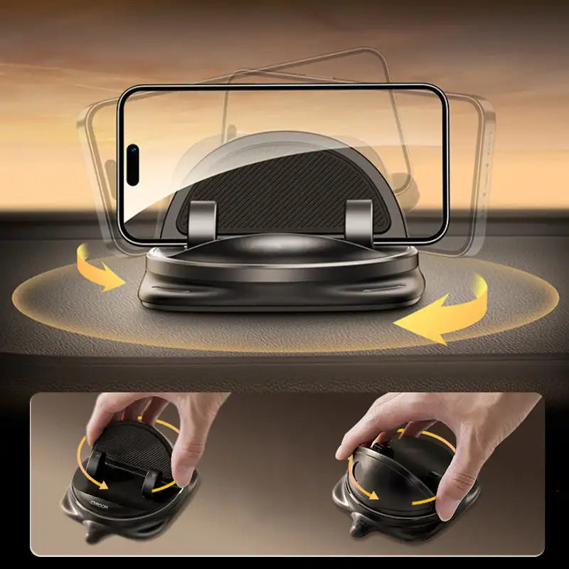 360° RotateX – Rotating Car Phone Holder | Dashboard & Vent Mount | Universal Fit
