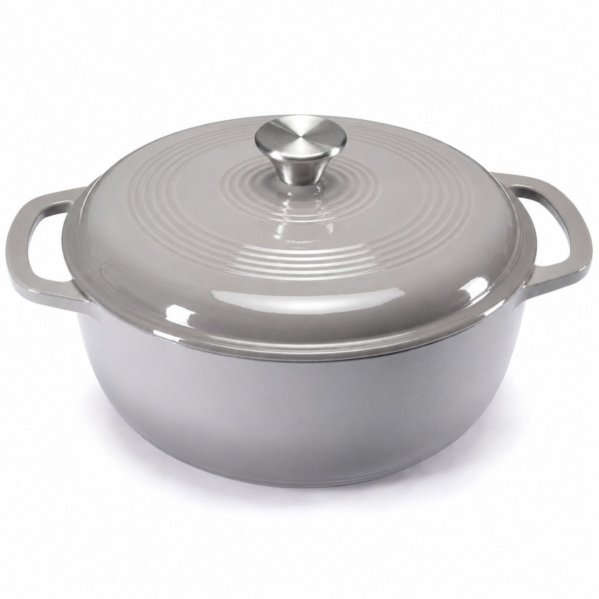 Enameled Cast Iron Dutch Oven Pot with Lid for Bread Baking and Braising 6 Quart Cookware - Image 4