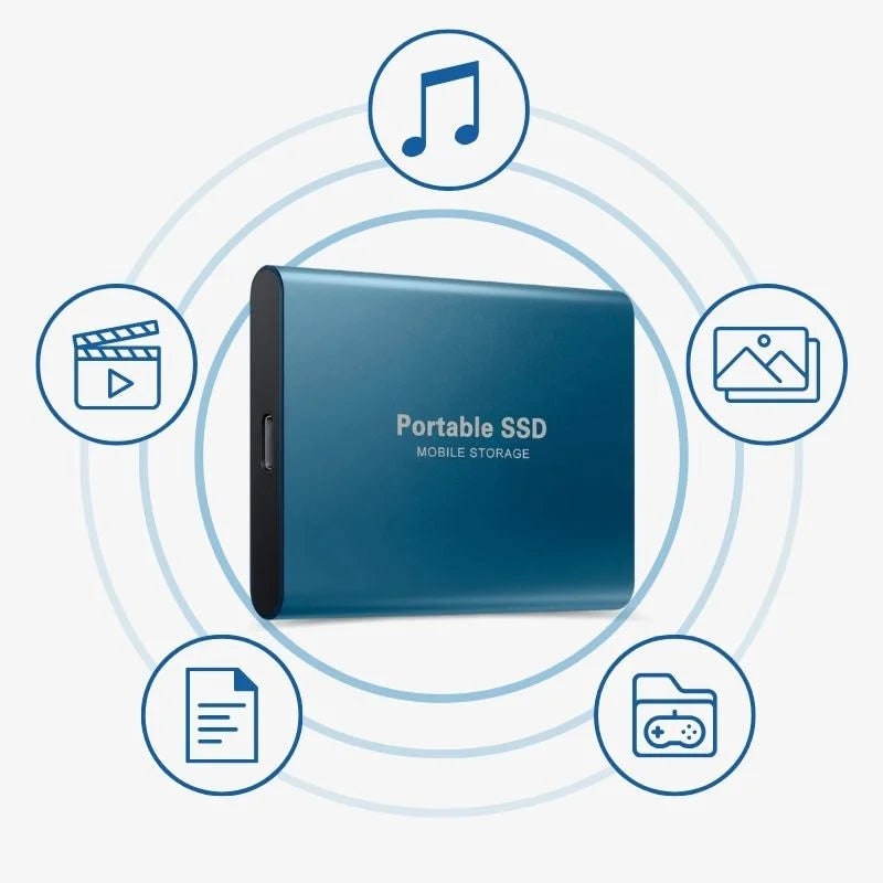 External Ssd Portable Solid State Drive with Usb-C and Fast Data Transfer - Image 4