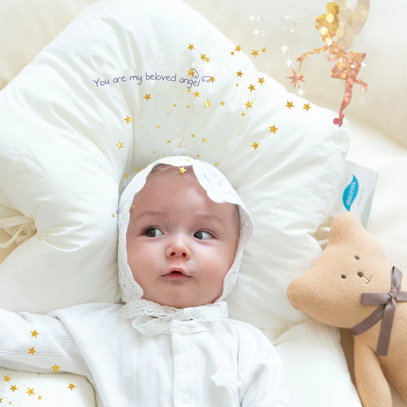 Hypoallergenic Baby Sleep Pillow for Safe Rest – Gentle Support Pillow for Infants and Supervised Sleep