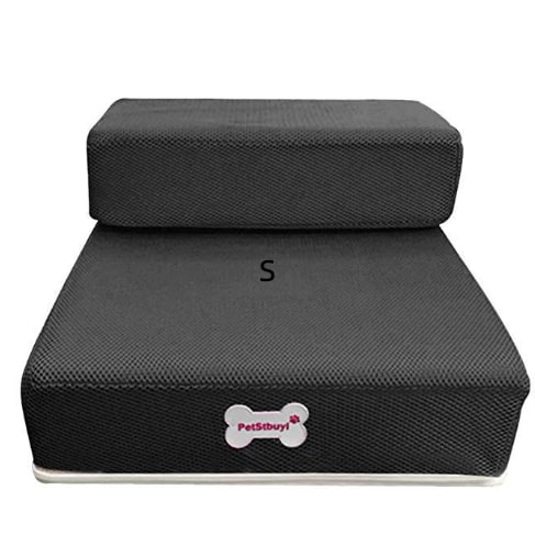 Foam Dog Stairs for Cats with Collapsible Two-Step Foldable Design and Cover Pet - Image 12