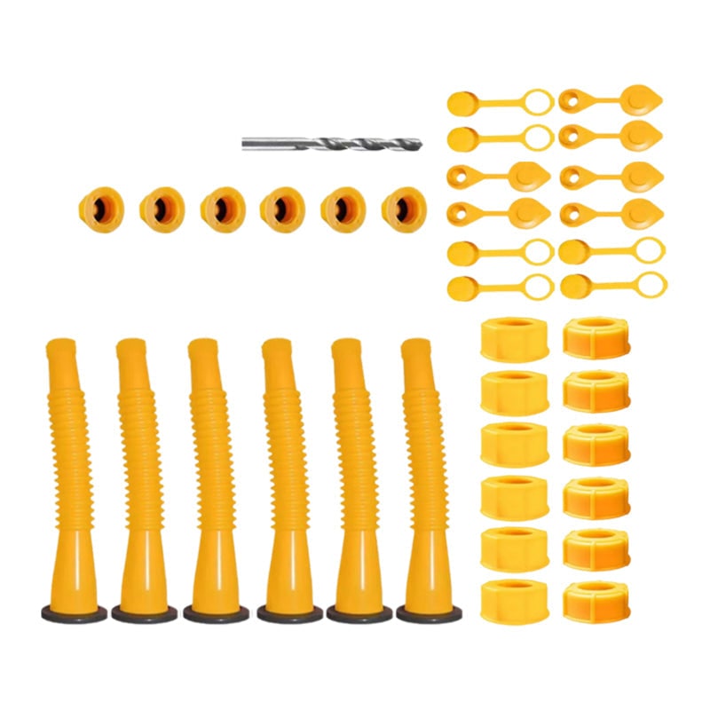 Gas Can Spout Replacement Kit with Flexible Nozzle and Vent Caps - Image 21
