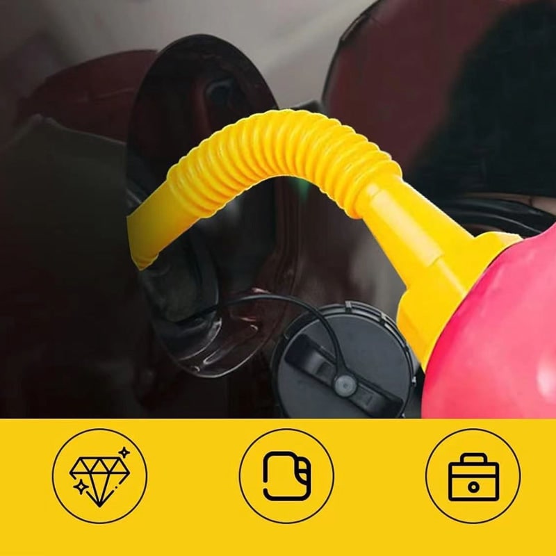 Gas Can Spout Replacement Kit with Flexible Nozzle and Vent Caps - Image 9
