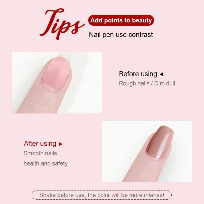 Gel Nail Polish Pen Art Applicator Brush Twist Up Quick Dry - Image 2