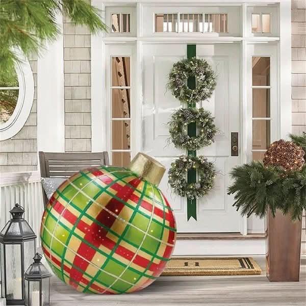 Giant Inflatable Ornament Ball with Heat-Sealed Seams for Outdoor Decorations - Image 18